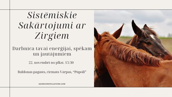 Darbnīca tavai enerģijai, spēkam un jautājumiem